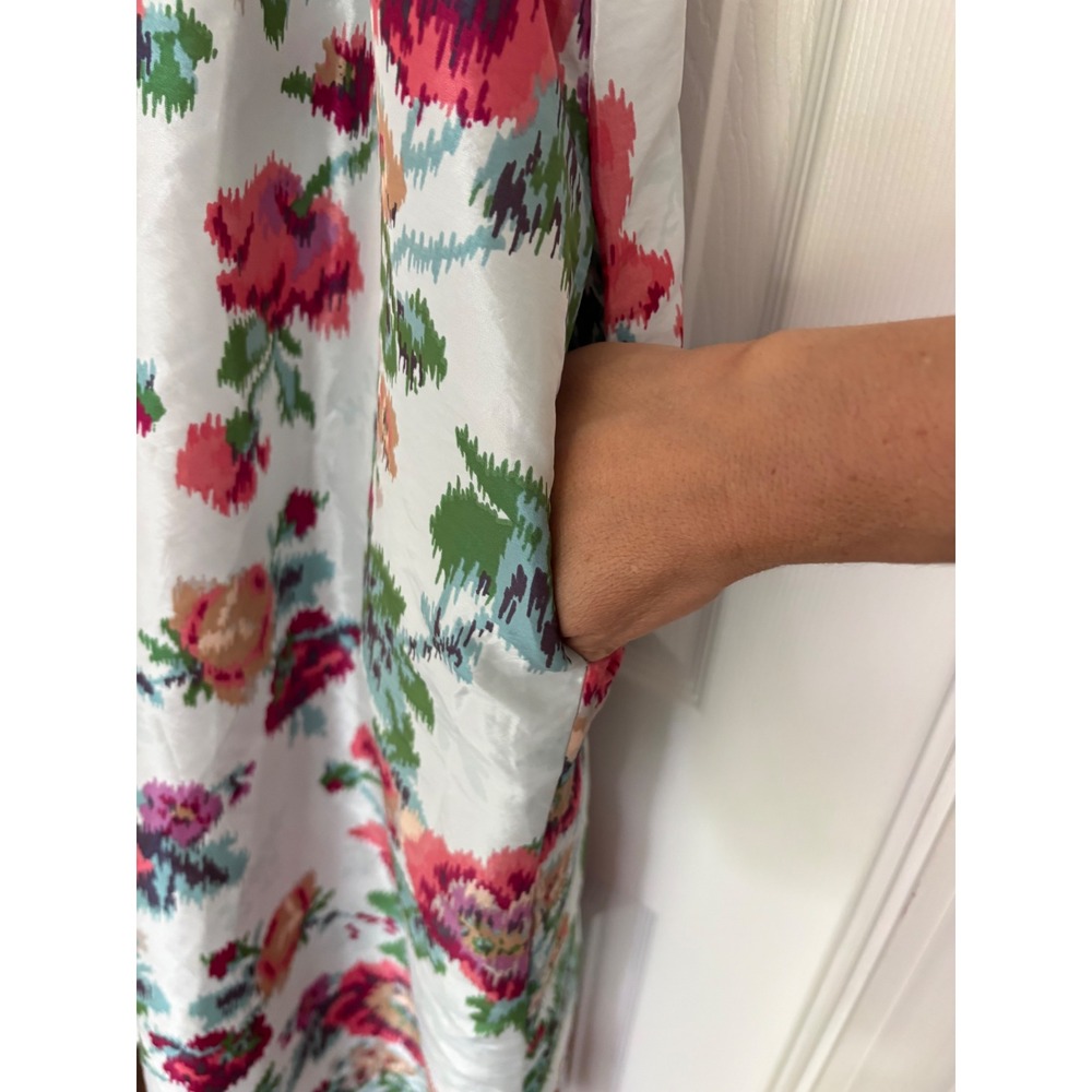 BHLDN Anthropologie Sophia Apron-Top Jacquard Midi Dress | Small - Picture 6 of 8